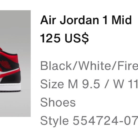 Air Jordan 1 Mid - Picture 7 of 7